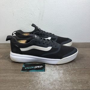 Vans UltraRange EXO Low Top Lace Up Black Skate Sneakers Men's 9.5 500383
